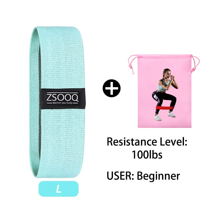 Fabric Booty Resistance Bands Hip Circle Exercise