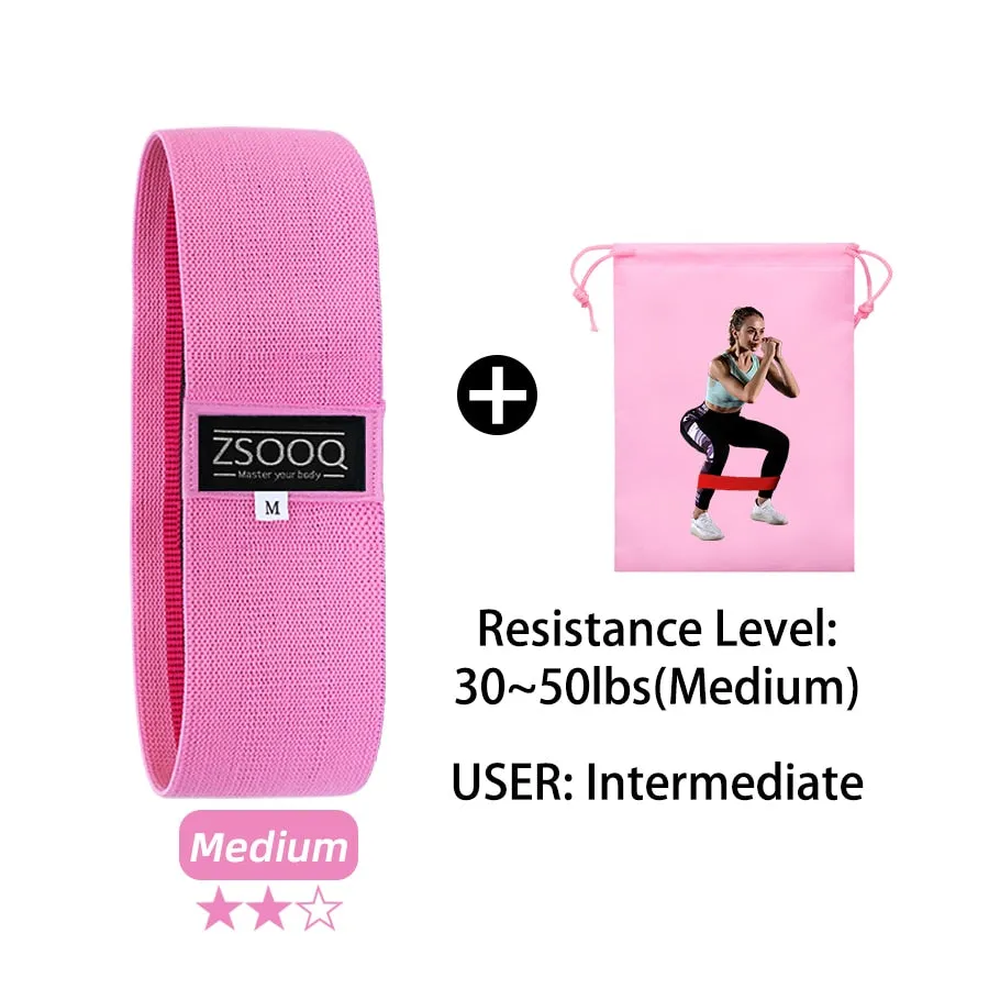Fabric Booty Resistance Bands Hip Circle Exercise