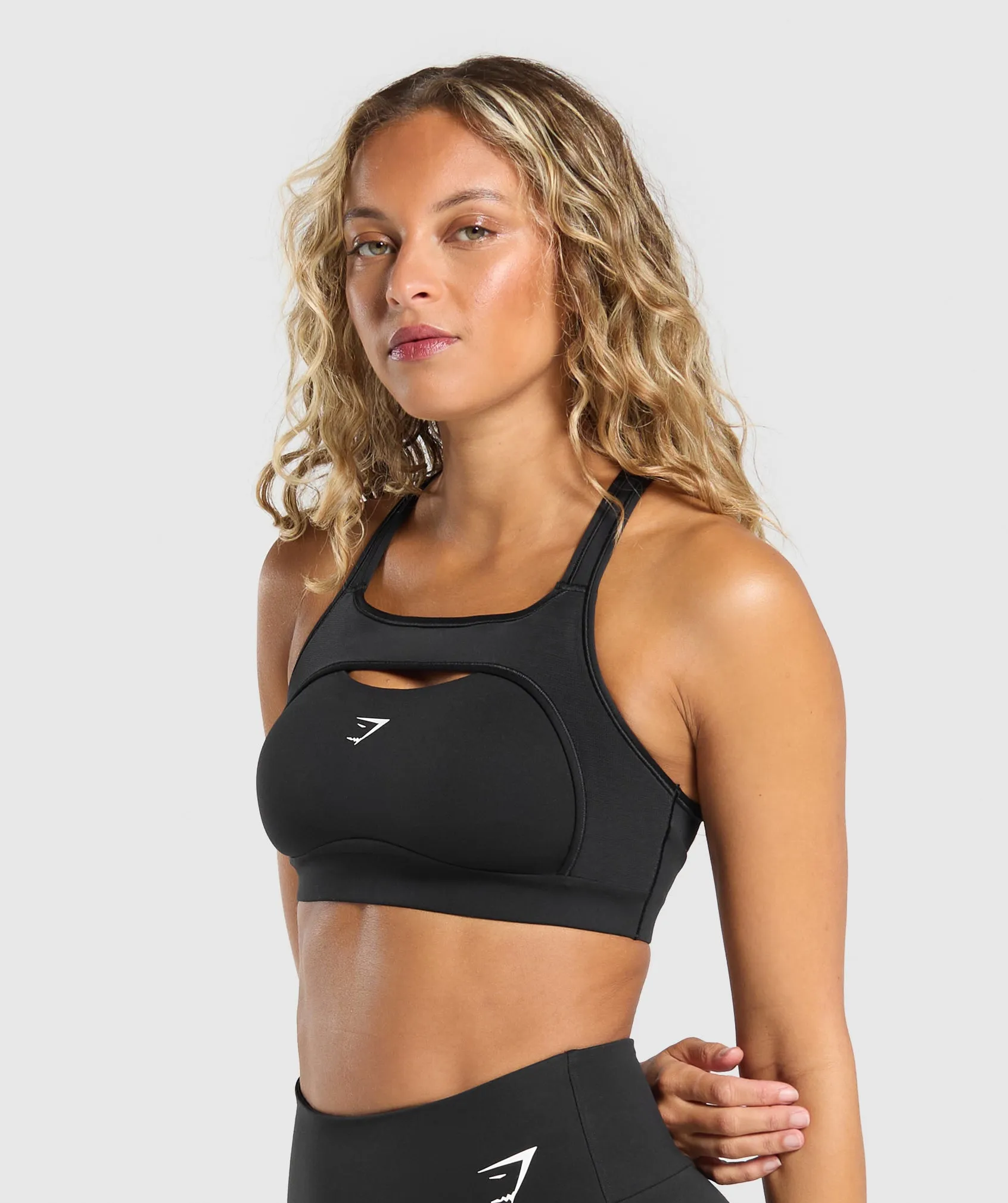 Gymshark Alpha High Support Sports Bra - Black