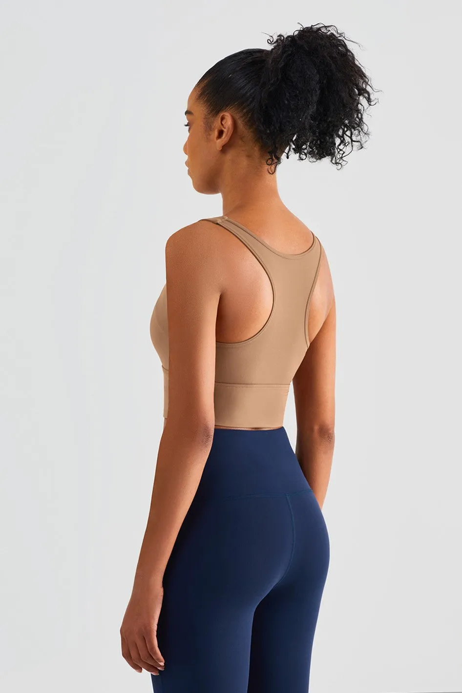 Longline Racerback Sports Bra