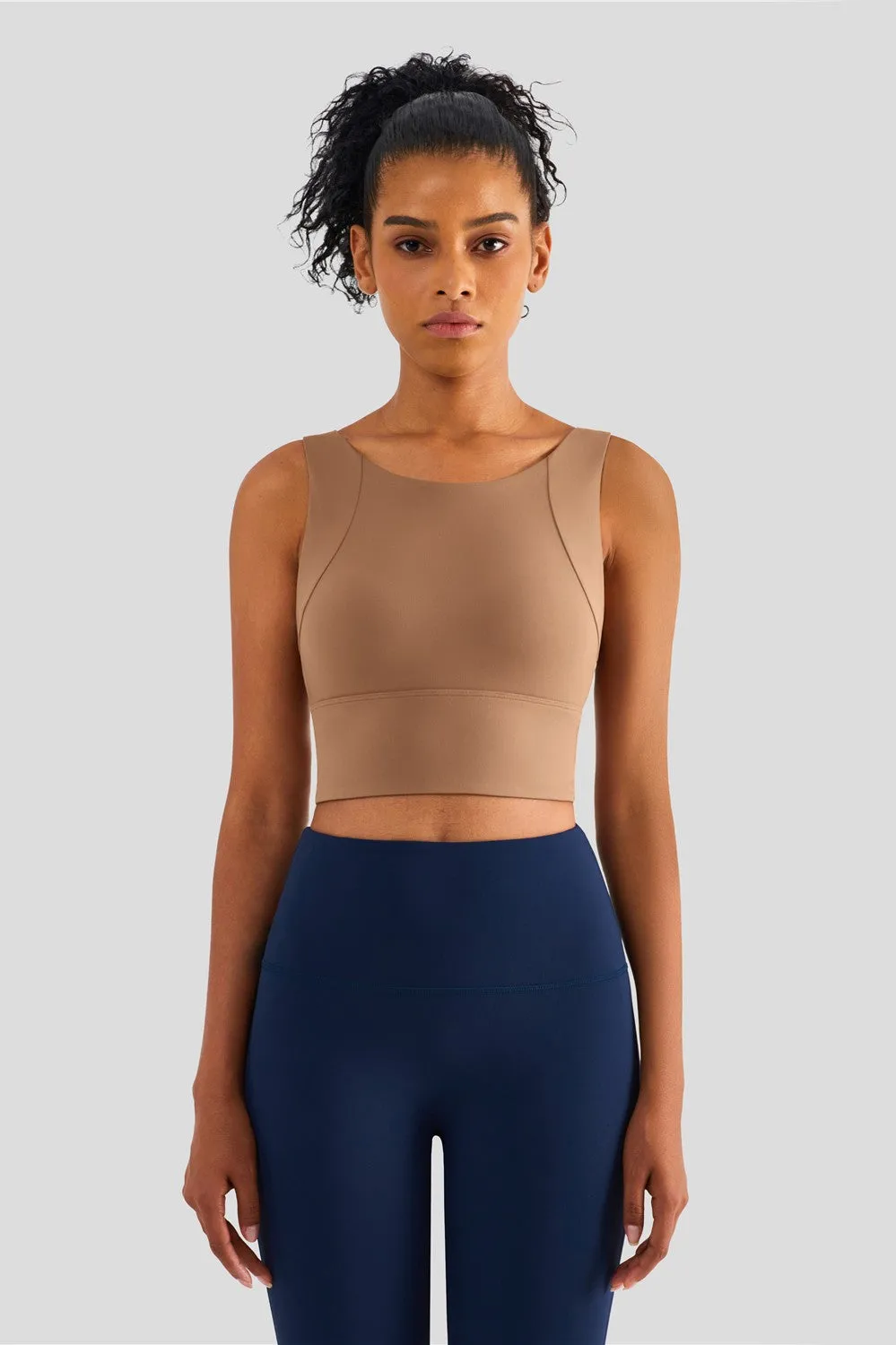 Longline Racerback Sports Bra
