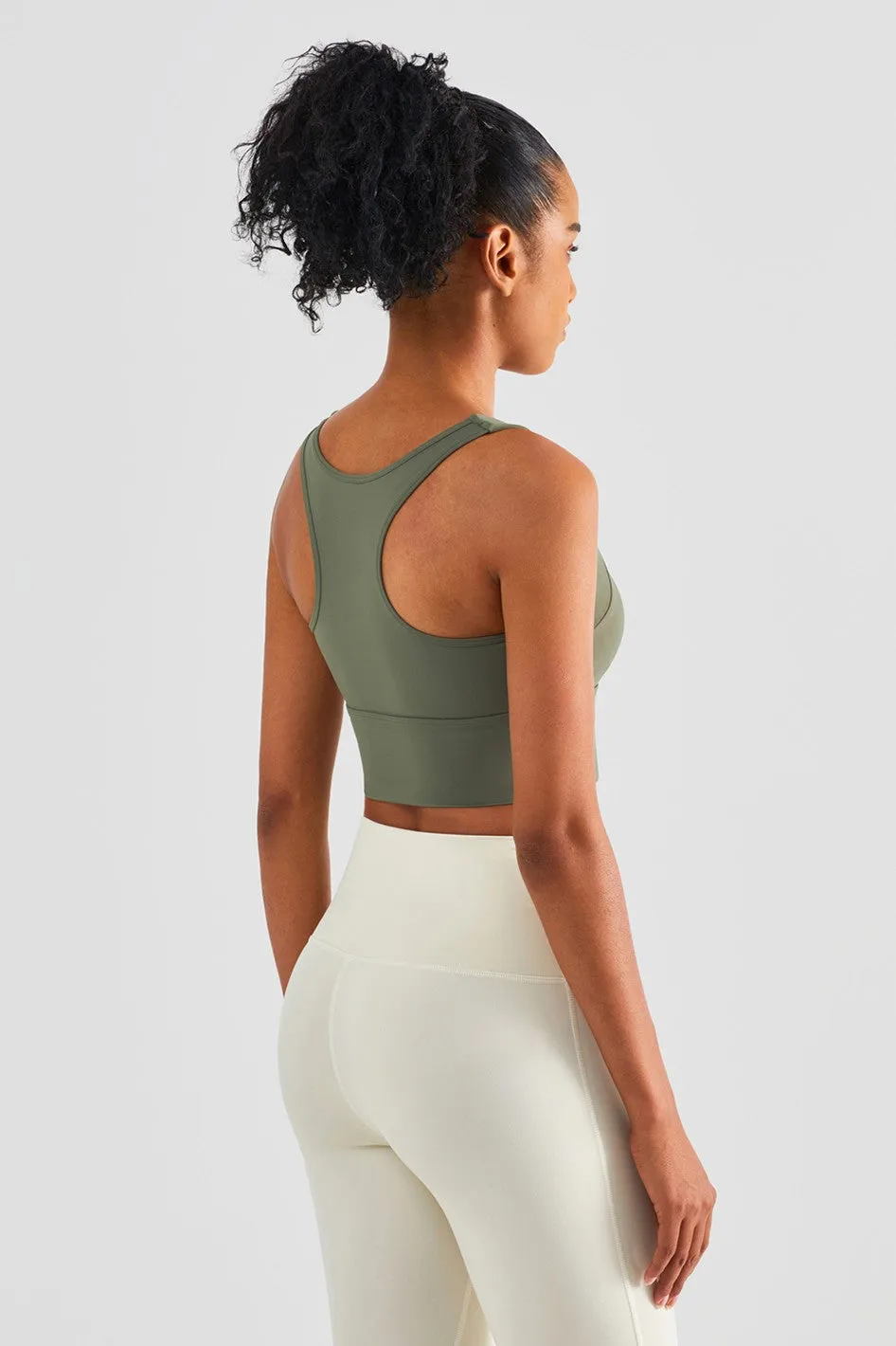 Longline Racerback Sports Bra