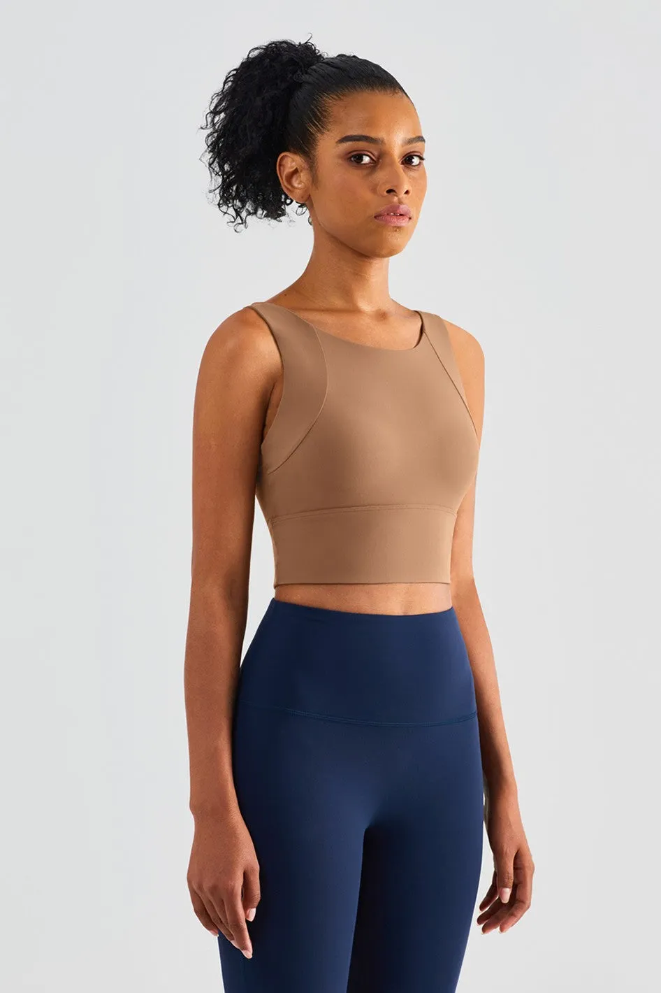Longline Racerback Sports Bra