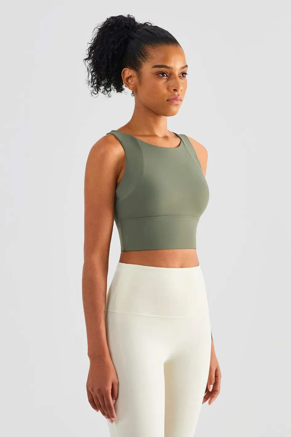 Longline Racerback Sports Bra