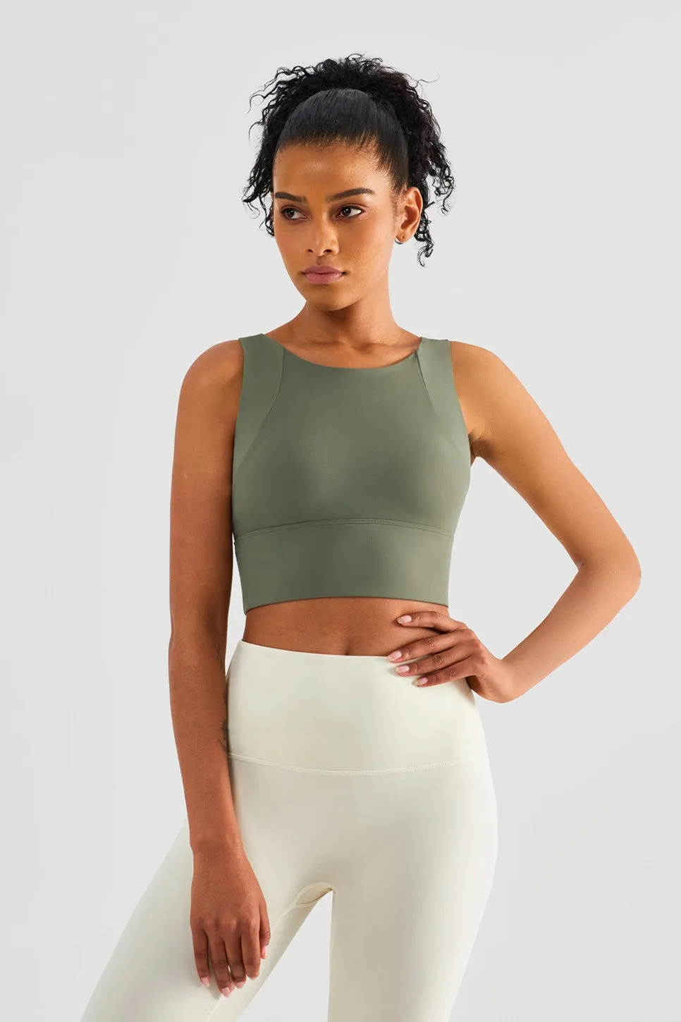 Longline Racerback Sports Bra