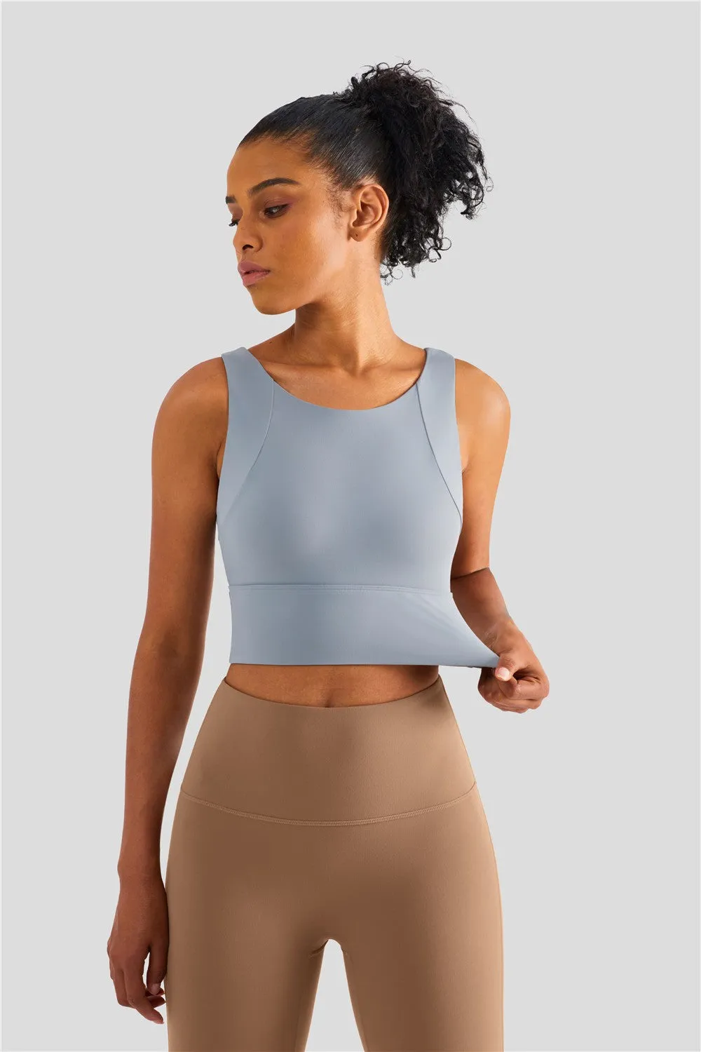 Longline Racerback Sports Bra