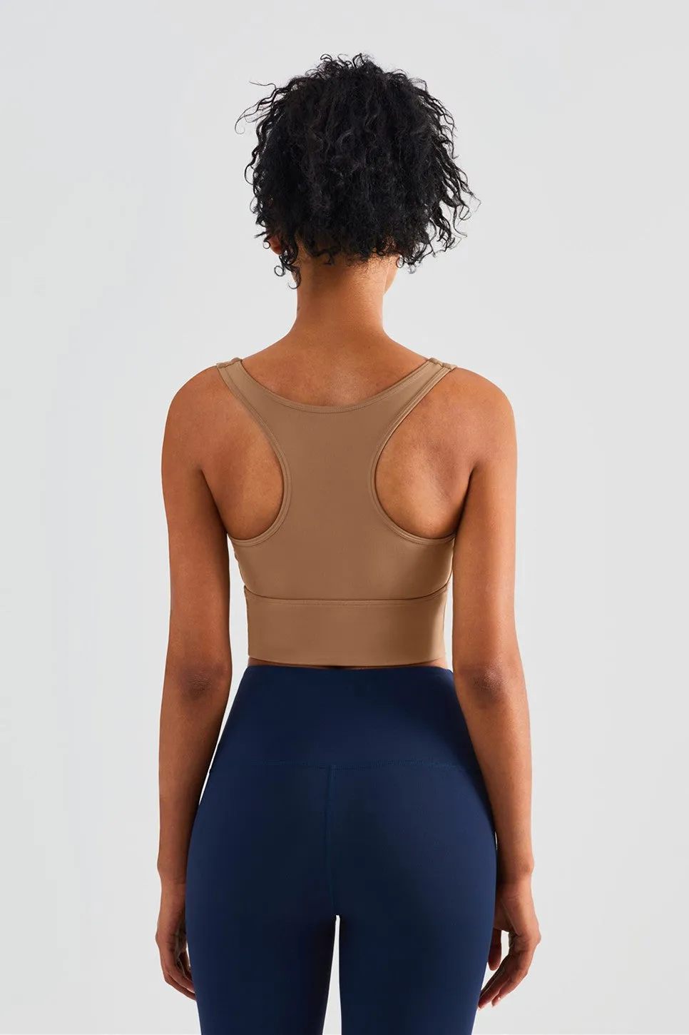 Longline Racerback Sports Bra
