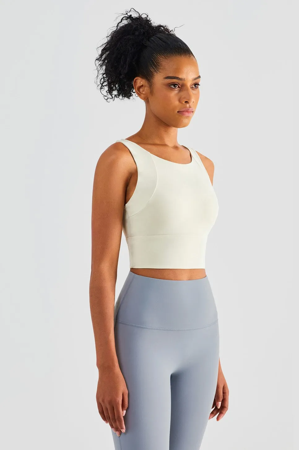 Longline Racerback Sports Bra
