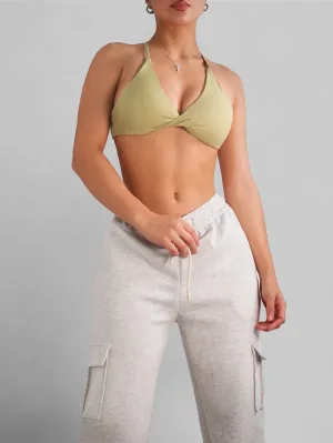 Lounge Mode Sports Bra (Poison Ivy)