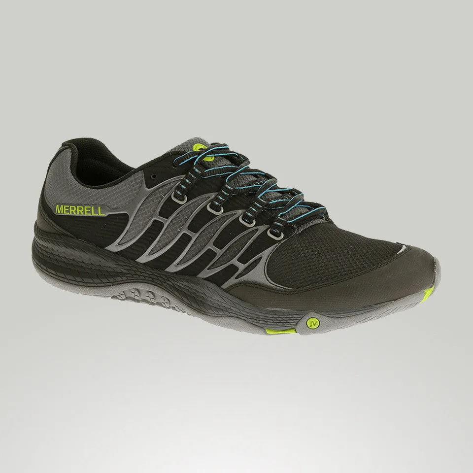 MERRELL Men's All Out Fuse Trail Running Shoes Black/Lime