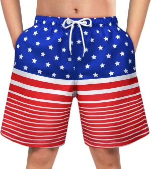 OlyPegic Boys Swim Trunks Swim Shorts Quick Dry Boys Bathing Suit Swimsuit Swimwear Toddler Kids Beach Board Shorts Youth