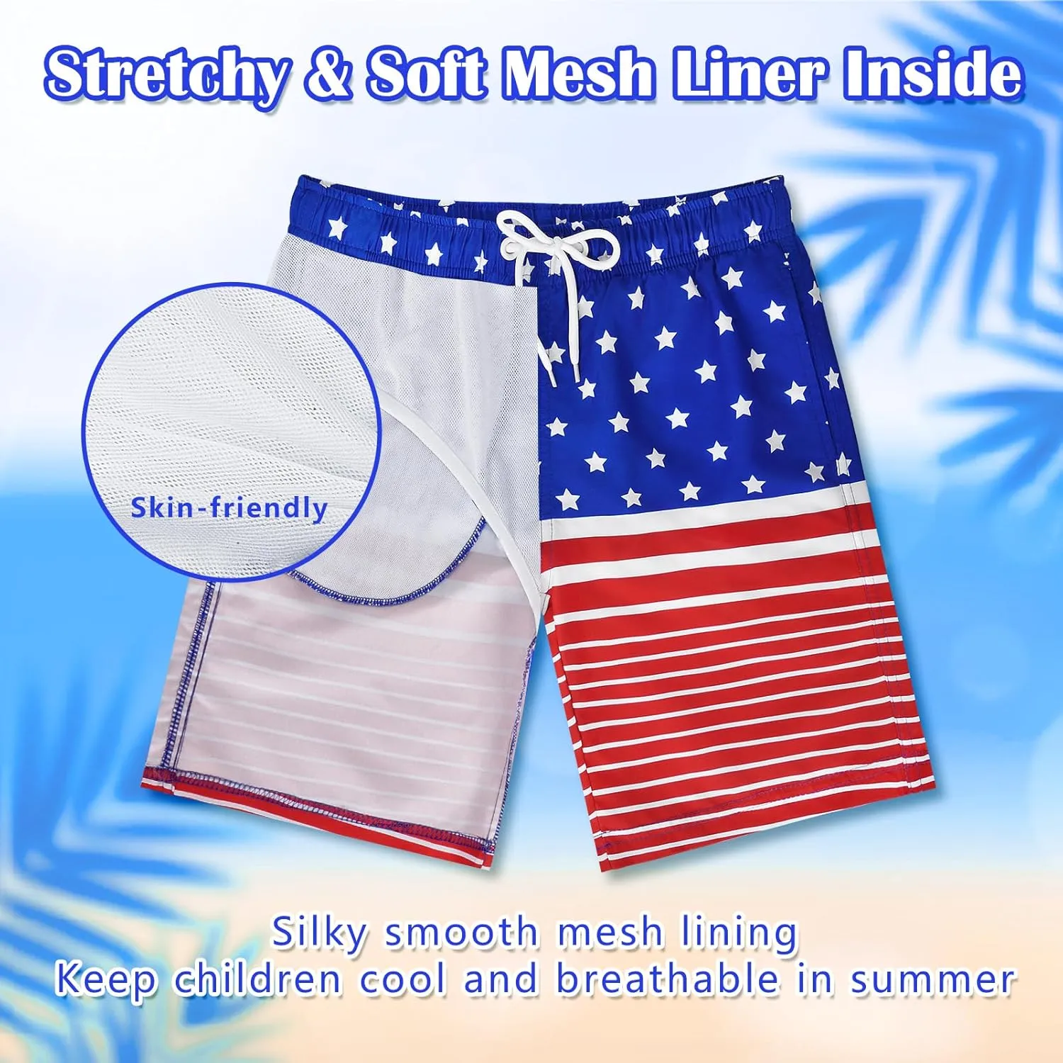 OlyPegic Boys Swim Trunks Swim Shorts Quick Dry Boys Bathing Suit Swimsuit Swimwear Toddler Kids Beach Board Shorts Youth