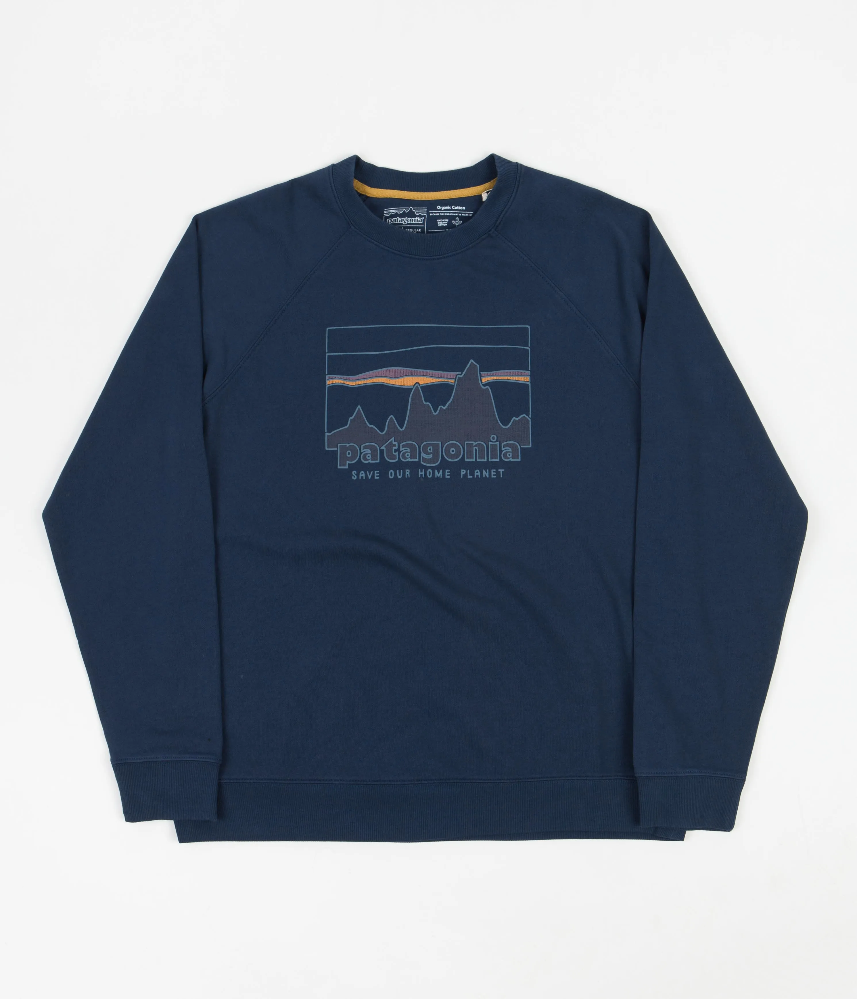 Patagonia 73 Skyline Organic Crewneck Sweatshirt - Tidepool Blue