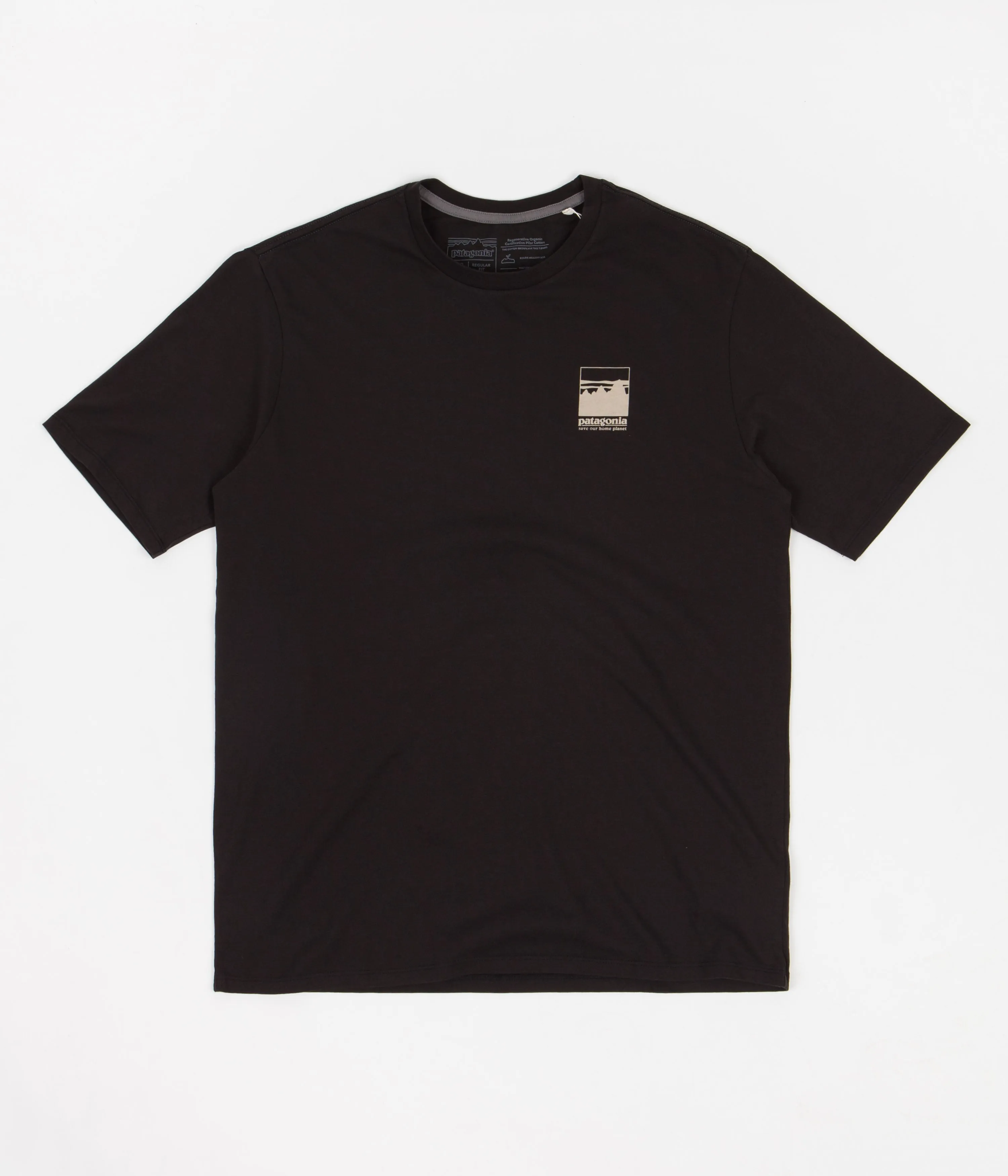 Patagonia Alpine Icon Regenerative T-Shirt - Black