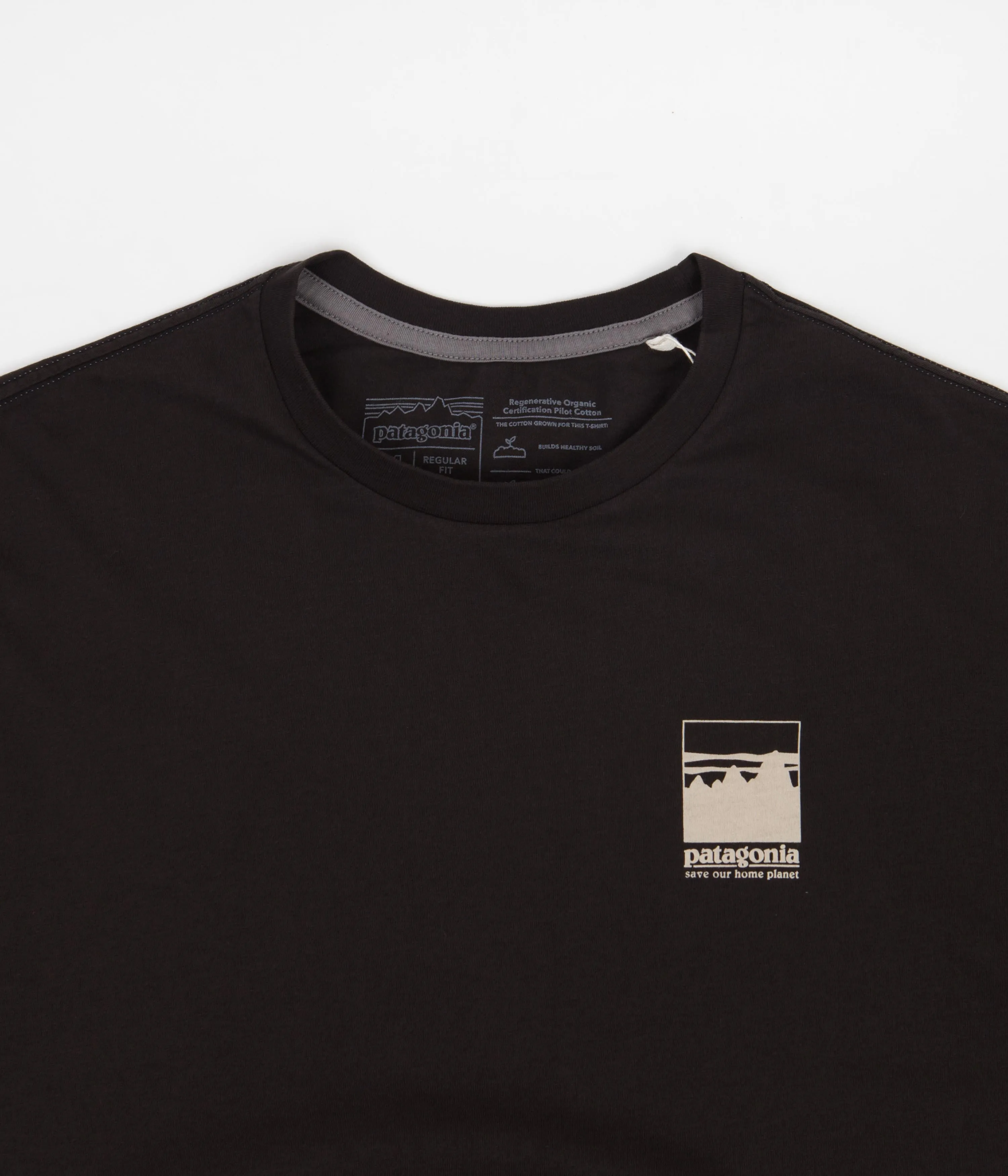 Patagonia Alpine Icon Regenerative T-Shirt - Black