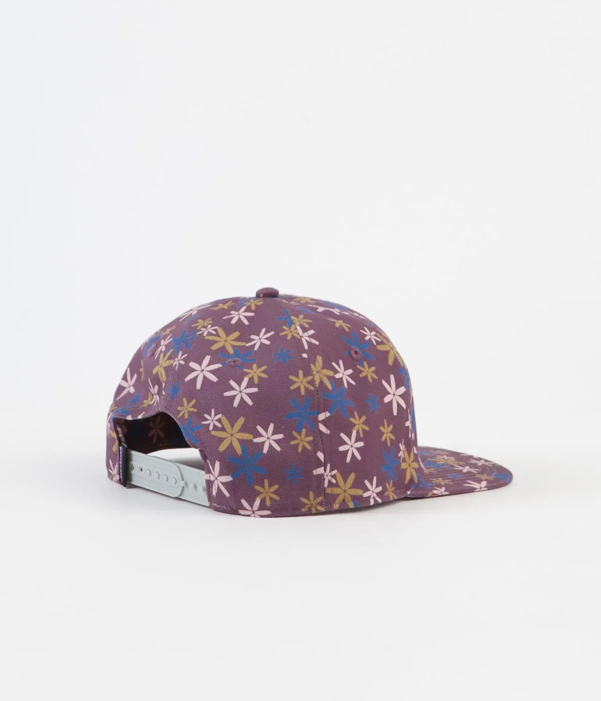 Patagonia Boardshort Label Funfarer Cap - Fish Flowers Small: Hyssop Purple