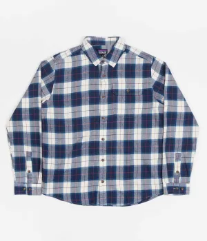 Patagonia Cotton In Conversion Fjord Flannel Shirt - Beach Plaid: Tidepool Blue