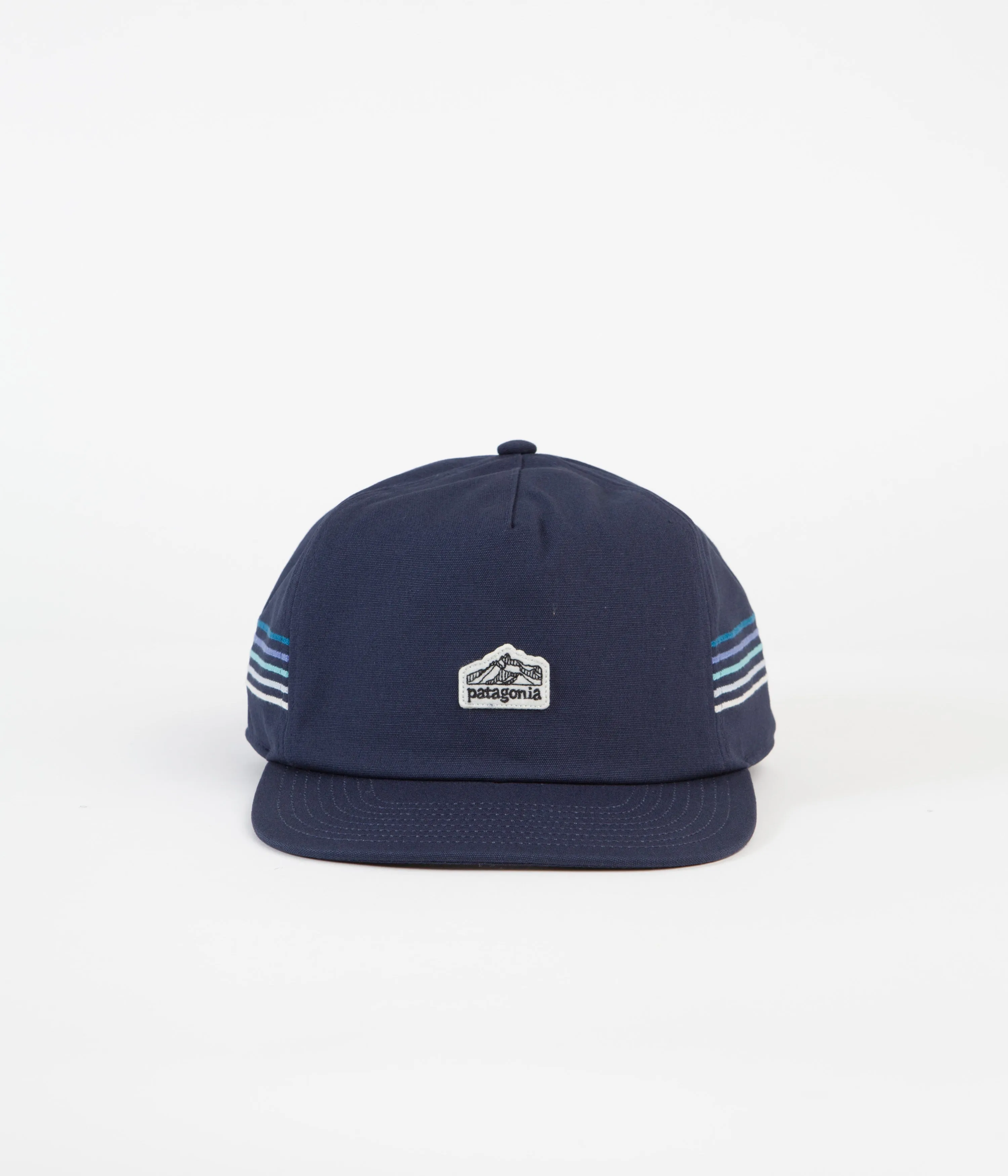 Patagonia Line Logo Ridge Stripe Funfarer Cap - New Navy