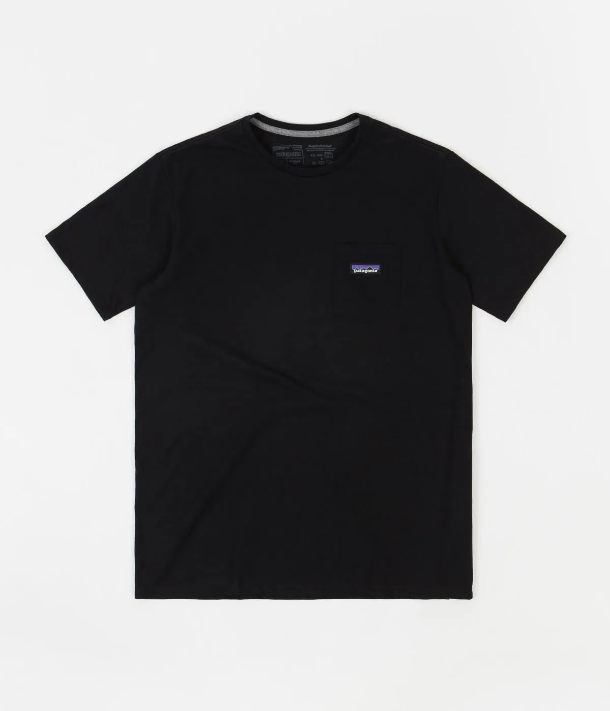 Patagonia P-6 Label Pocket Responsibili-Tee T-Shirt - Black