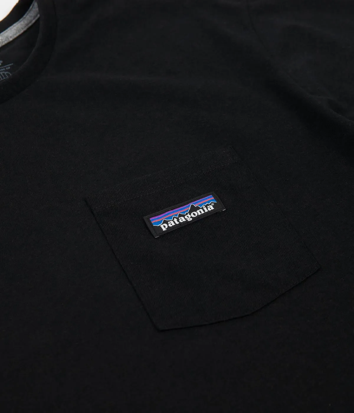 Patagonia P-6 Label Pocket Responsibili-Tee T-Shirt - Black