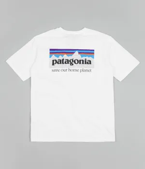 Patagonia P-6 Mission Organic T-Shirt - White