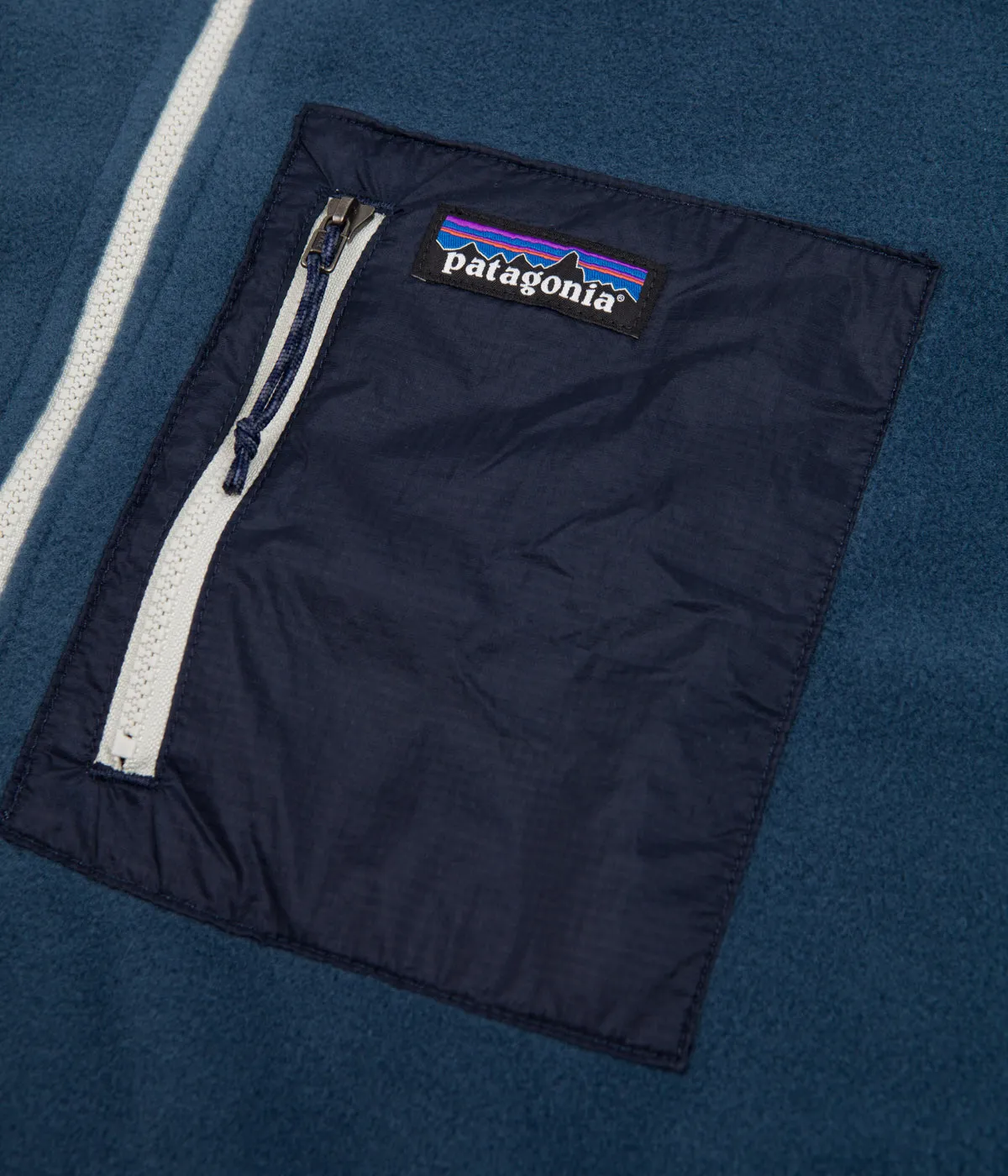 Patagonia Womens Microdini 1/2 Zip Fleece - Tidepool Blue