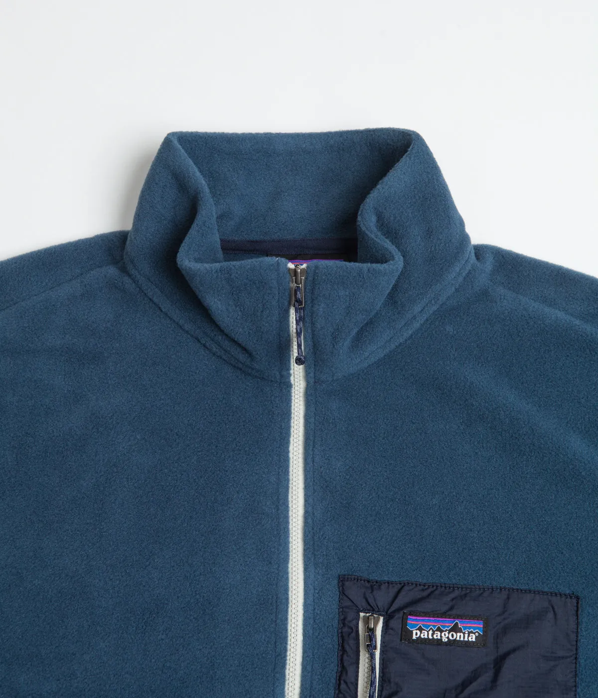 Patagonia Womens Microdini 1/2 Zip Fleece - Tidepool Blue