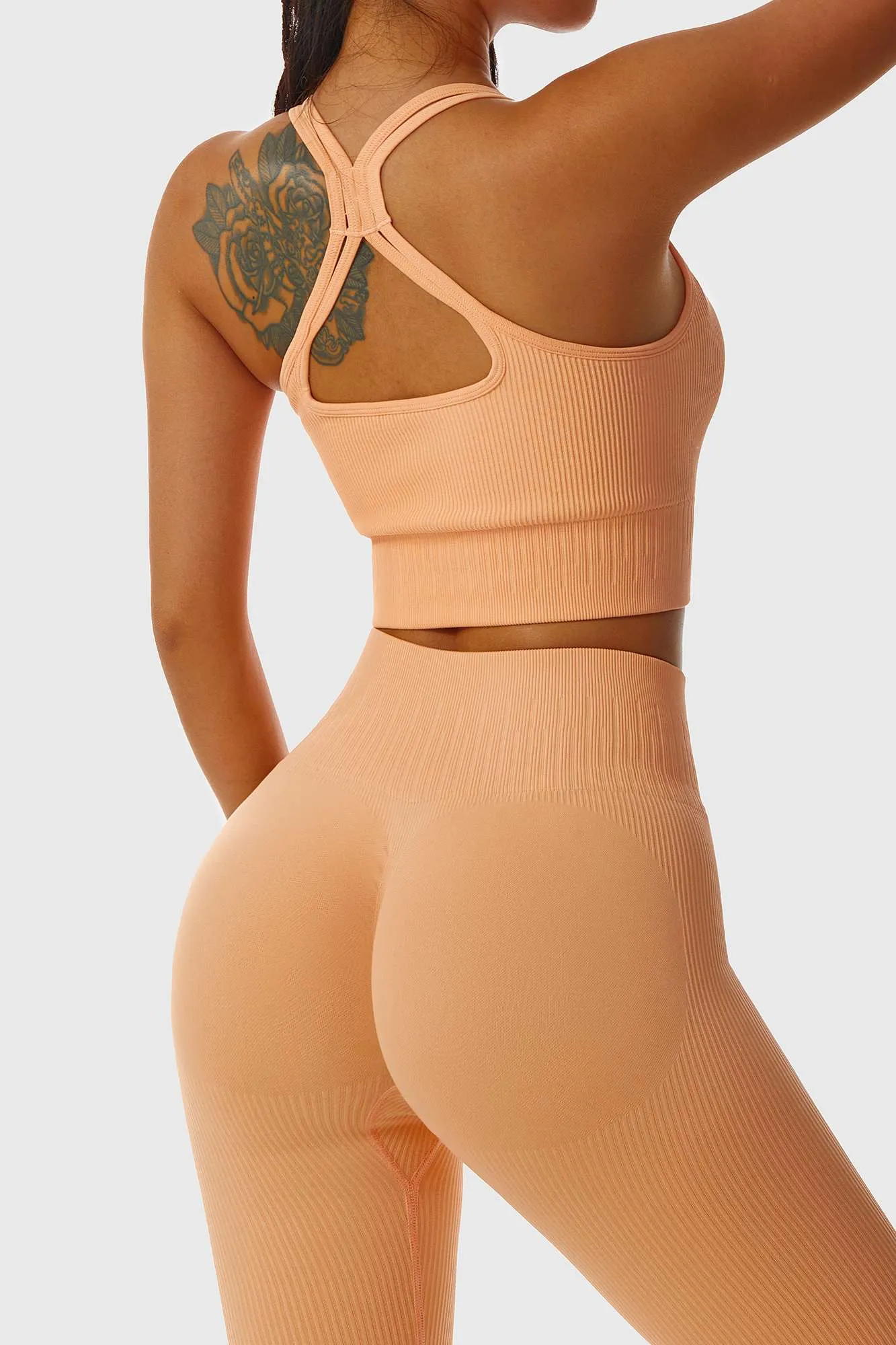 Ribbed Longline Racer Crop Top