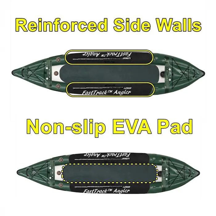 Sea Eagle 385fta FastTrack Angler Inflatable Fishing Kayak