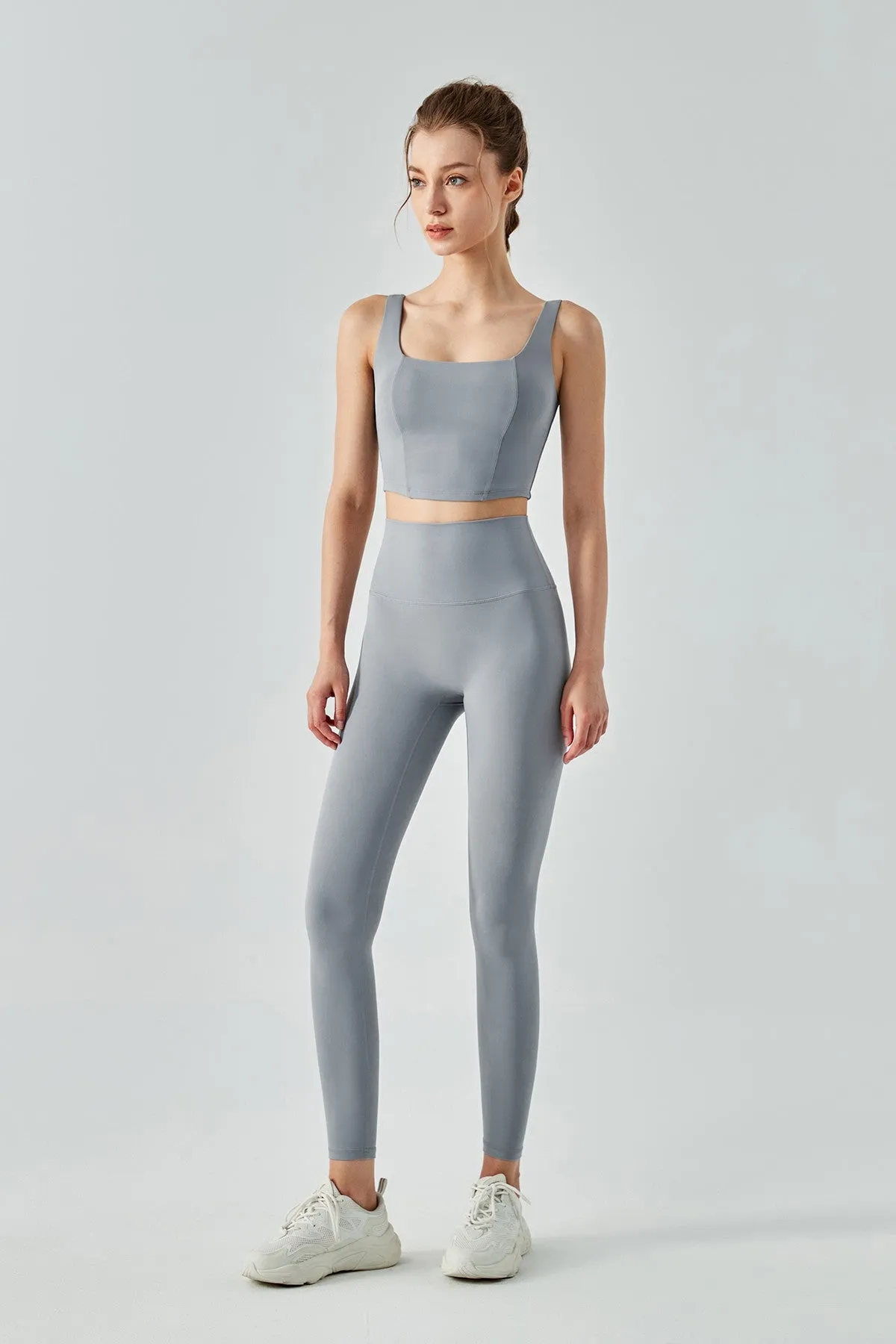 Seamed Crop Corset Top