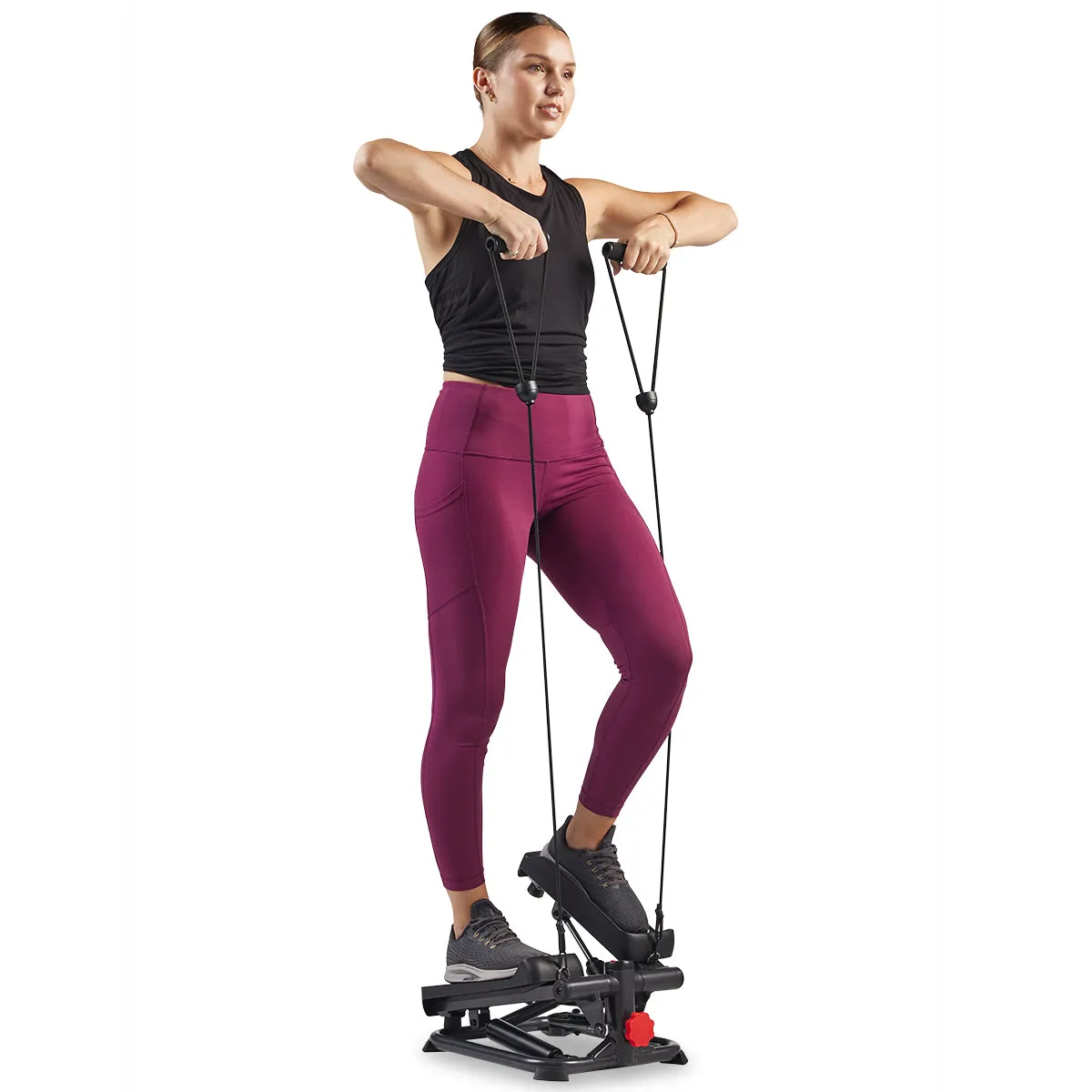 Smart Advanced Stair Exercise Stepper with Exercise Bands