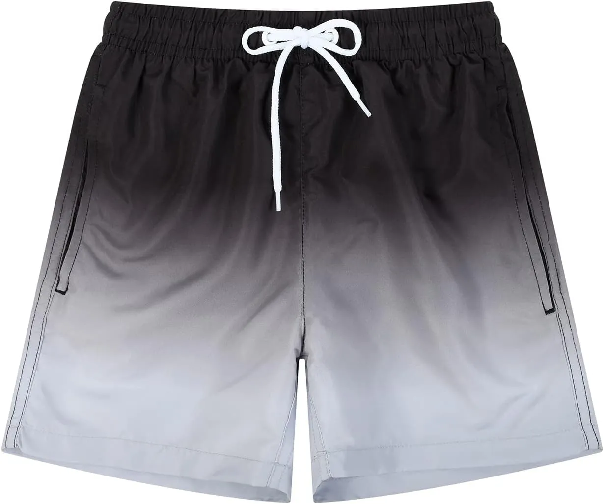 SNOW DREAMS Boys Swim Trunks Quick Dry Swim Shorts Lightweight Bathing Suits Side Pocket