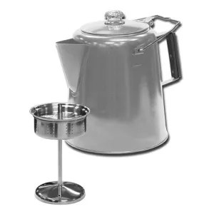 Stainless Steel Percolator Coffee Pot - 28 Cup