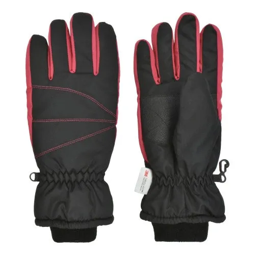 TASLON SKI  GLOVE - PINK