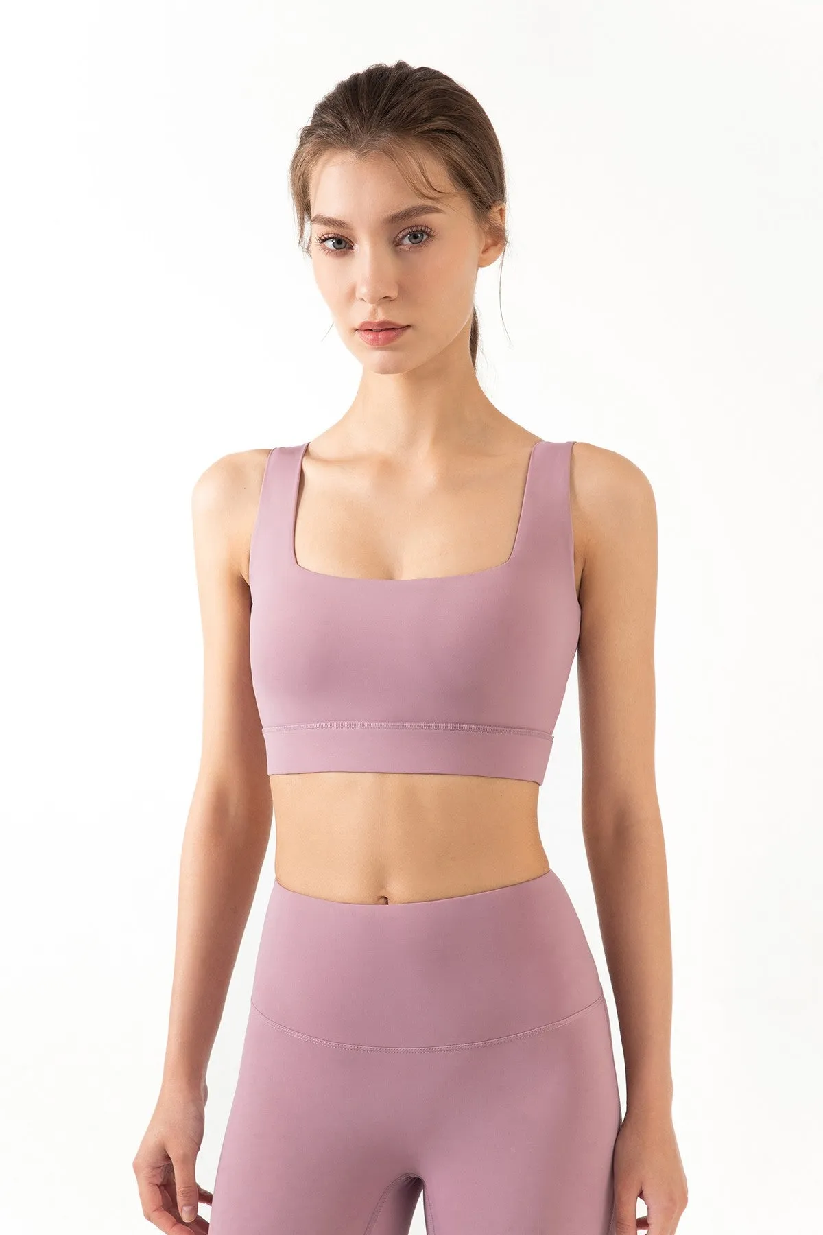 Wide Straps Bra Light Support