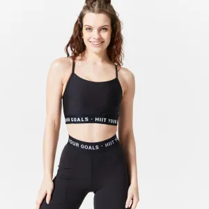 Women's Sports Bra with Thin Cross-Over Straps