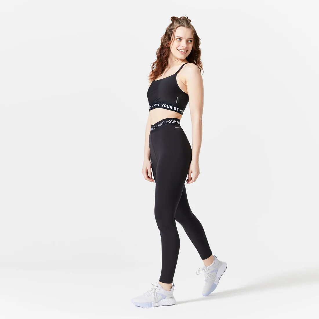 Women's Sports Bra with Thin Cross-Over Straps